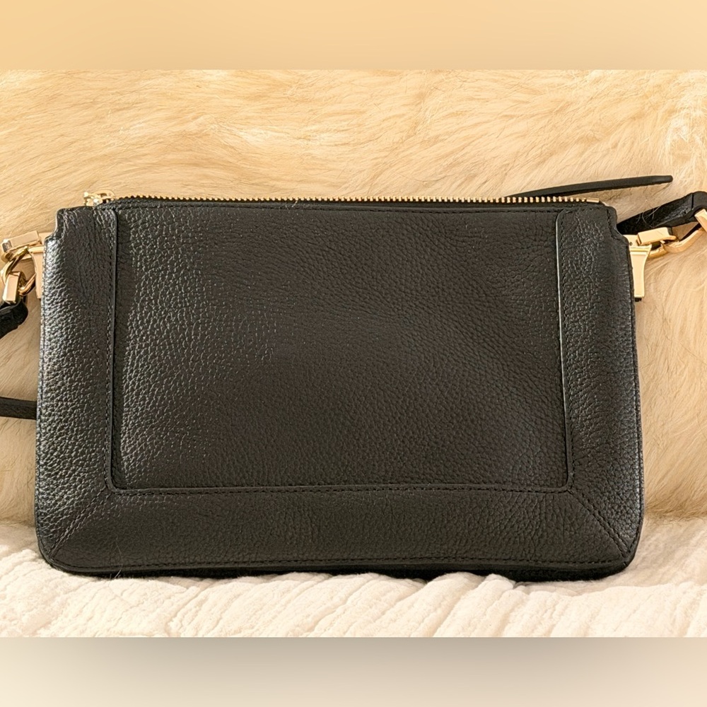 kate spade Lena Crossbody bag in Black Pebbled Leather with Gold Hardware - Picture 2 of 13